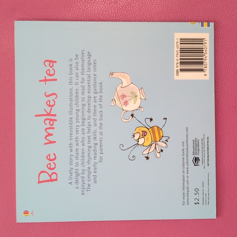 Usborne Mini Phonics Readers Bug In A Rug And Bee Makes Tea - Picture 5 of 5